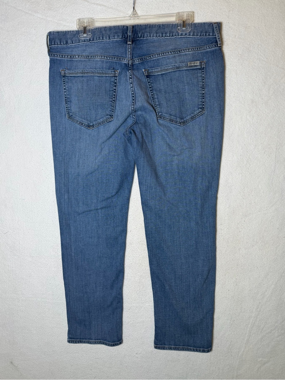 Eddie Bauer Boyfriend Relaxed Jeans Medium Wash Blue Women’s Petite Size P12 - Picture 5 of 7